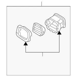 Vent Assembly - Mazda (BJ0J-64-730-22)