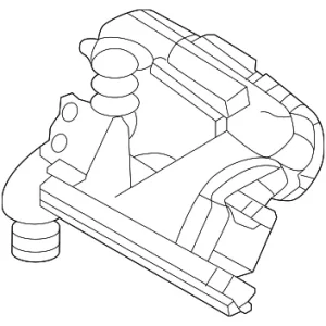 Defroster Duct - Mazda (KR9P-61-16XA)