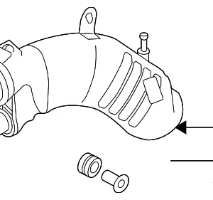 Engine Air Intake Hose - Mazda (L3K9-13-230A)