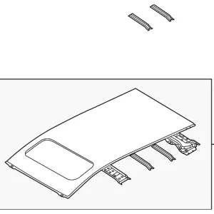 Roof Panel - Mazda (GM9F-70-600A)