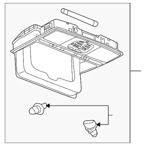 Overhead Console - Mazda (GS4C-69-970D-30)