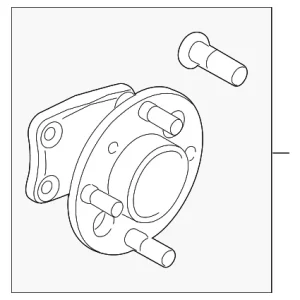 Hub & Bearing - Mazda (D651-26-15XE)