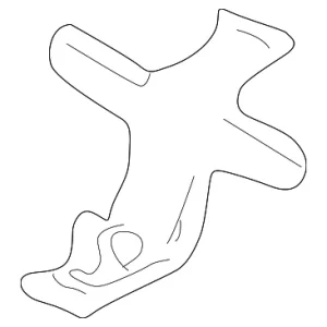 Drain Hose Clip - Mazda (GE4T-67-C31)