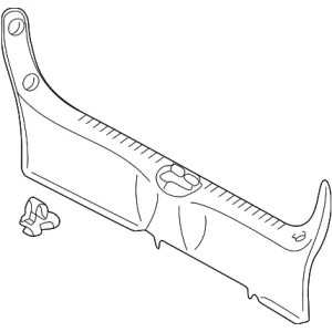 Rear Panel Trim - Mazda (B25D-68-89XB-02)