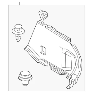 Quarter Trim Panel - Mazda (DN4J-68-870B-02)