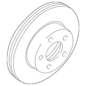 Disc Brake Rotor - Mazda (ZZP2-33-251)