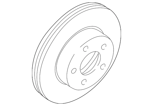 Disc Brake Rotor Front - Mazda (ZZP2-33-251A)