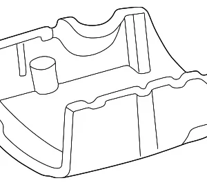 Lower Cover - Mazda (ZZP0-60-210)