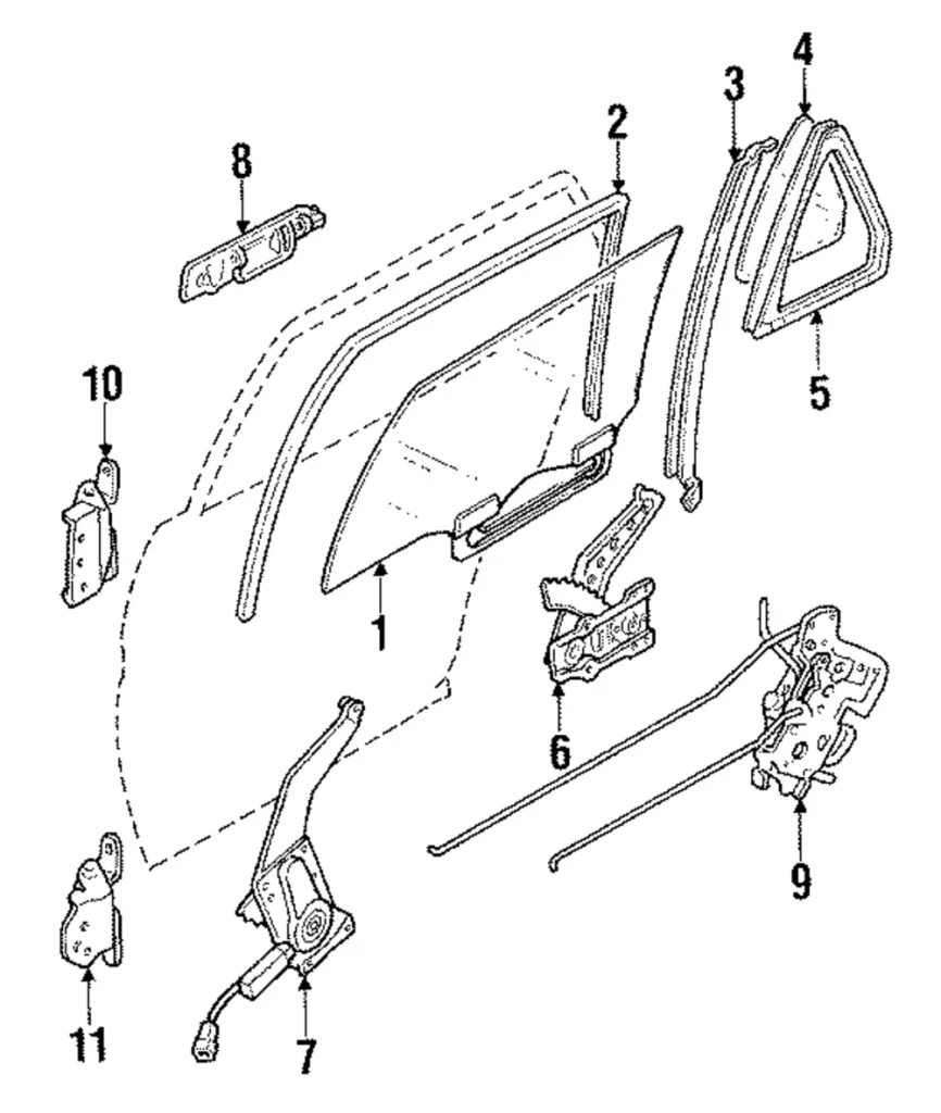 Run Channel - Mazda (G030-72-605)