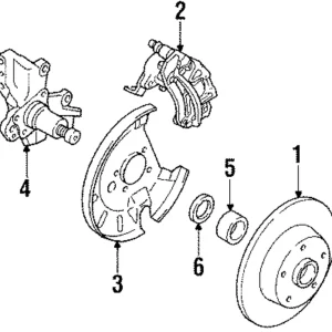 Caliper - Mazda (G2Y8-26-99ZR)