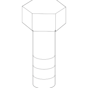 Stabilizer Bar Bolt - Mazda (9XF0-02-329L)