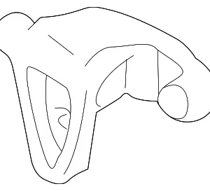 Power Steering Pump Mount Bracket - Mazda (GA5R-32-603D)