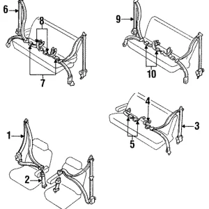 Buckle - Mazda (LA01-57-680C-71)