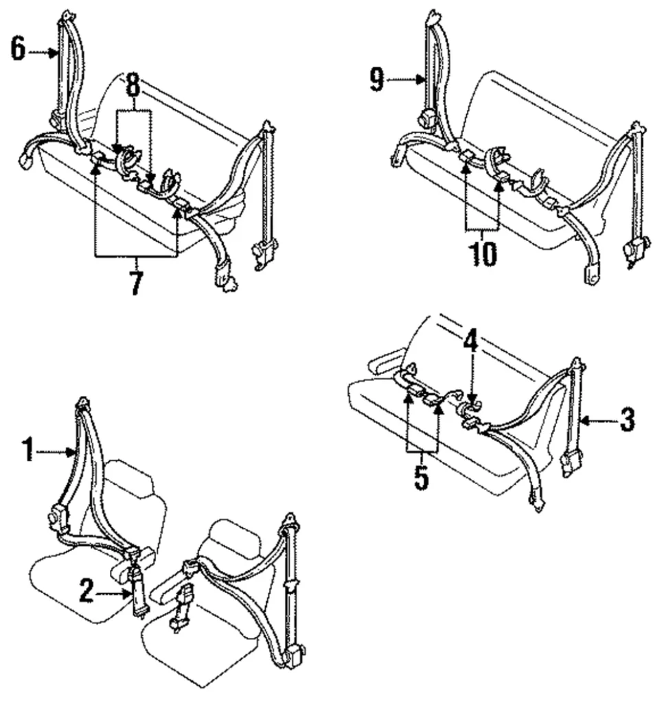 Buckle - Mazda (LA01-57-680C-71)