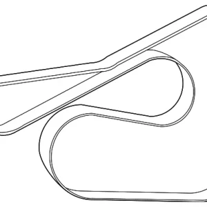 Serpentine Belt - Mazda (ZJ38-15-909C)