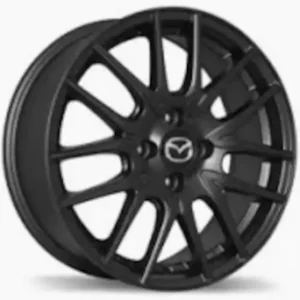 Alloy Wheel - 17-In Matte Black - M009 - Mazda (K49B-V3-810)