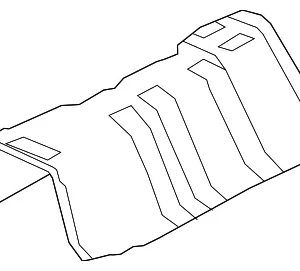 Floor Pan Heat Shield - Mazda (G21D-56-441C)
