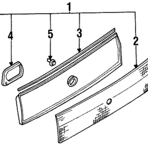 Finish Panel Gasket - Mazda (B467-50-855)