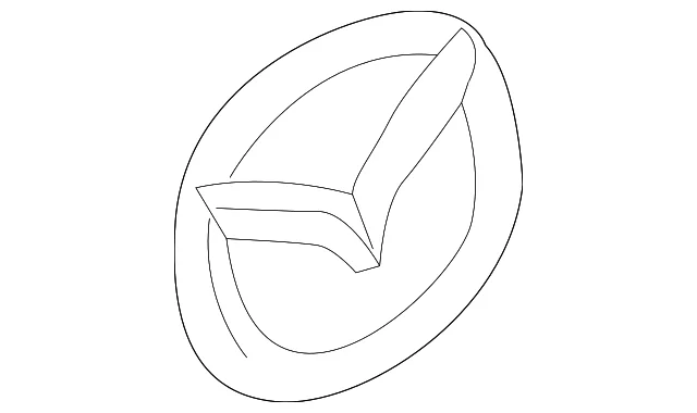 Hatch Emblem - Mazda (VC81-51-771)