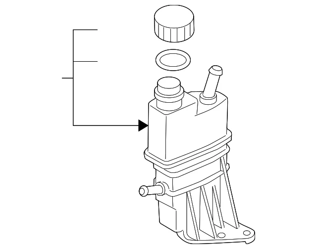 Reservoir Assembly - Mazda (NE51-32-690B)