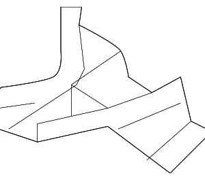 Rear Rail - Mazda (F151-54-391)