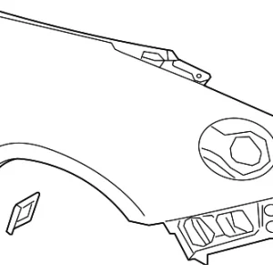 Quarter Panel - Mazda (N2Y1-70-41XB)
