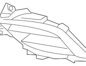 Outer Grille - Mazda (GHP9-50-C11A)