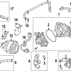 Water Pump Gasket - Mazda (H301-15-162)