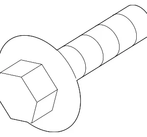Coupling Mount Bolt - Mazda (9945-40-830)