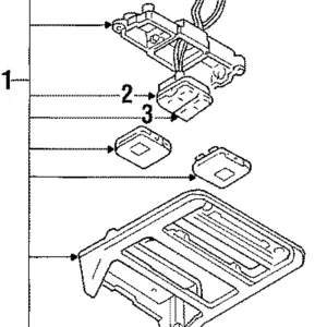 Sunroof Switch - Mazda (G117-69-87X)