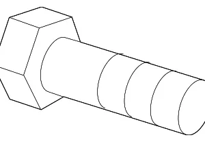 Guide Plate Screw - Mazda (9YA4-10-615)