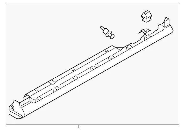 Rocker Molding - Mazda (C236-51-P40D-86)