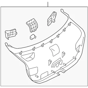 Lower Trim Panel - Mazda (GM9A-68-960H-72)