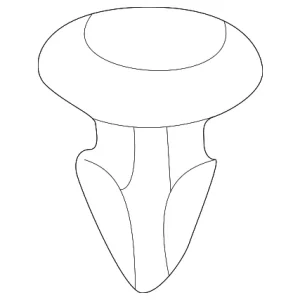 Drip Molding Rivet - Mazda (T001-50-5A8)