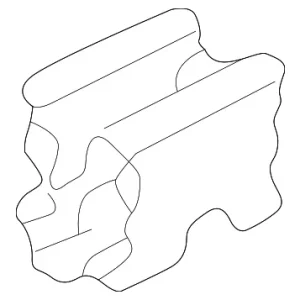 Lower Quarter Trim Clip - Mazda (GA2A-68-712)