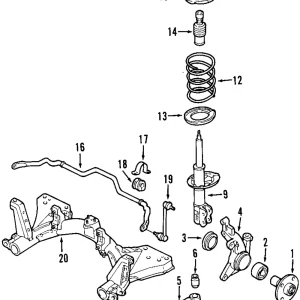 Strut - Mazda (BN7H-34-900B)