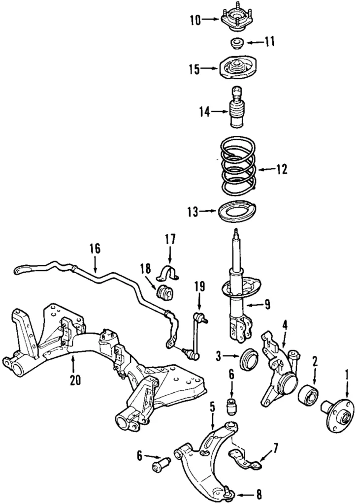 Strut - Mazda (BN7H-34-900B)