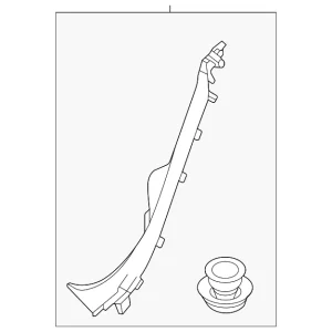 Lower Quarter Trim - Mazda (DGH9-68-760-02)