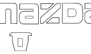 Nameplate - Mazda (GS3L-51-710B)