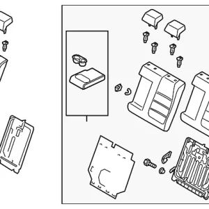 Seat Back Assembly - Mazda (GJR9-57-450B-02)