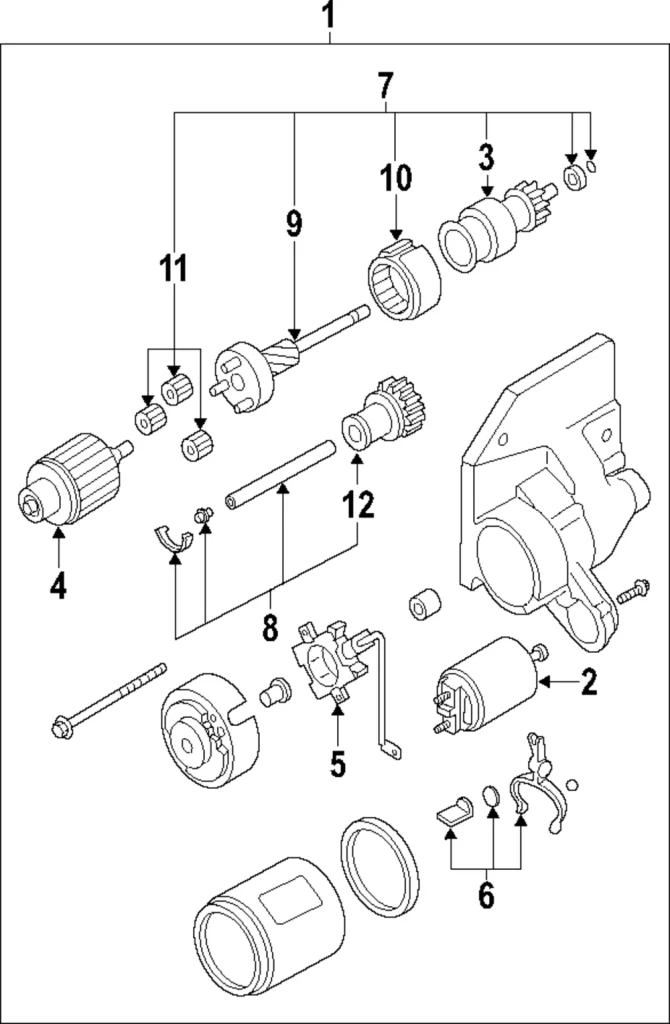 Pinion Shaft - Mazda (N3R2-18-X40)