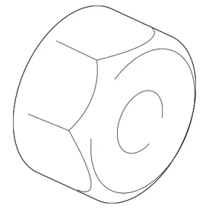 Engine Support Rod Nut - Mazda (9FB0-40-0010)