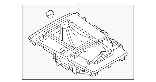 Console Panel - Mazda (VC68-64-340A)