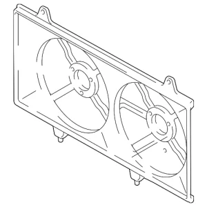 Fan Shroud - Mazda (AJ57-15-210C)