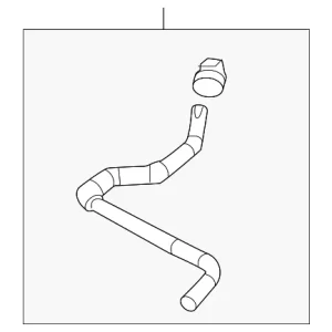 By-Pass Hose - Mazda (PX8F-15-1J0)