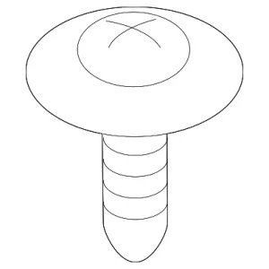 Bumper Cover Screw - Mazda (9CS6-00-516B)