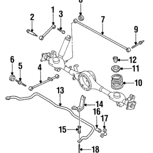 Stabilizer Bar Brace - Mazda (LA01-28-130)