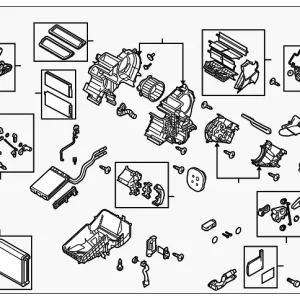 AC & Heater Assembly - Mazda (BBM4-61-130E)