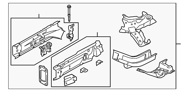 Rail Assembly - Mazda (DR62-53-300)