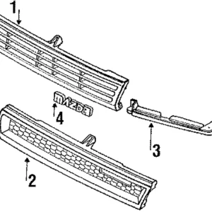 Grille - Mazda (B300-50-710A)